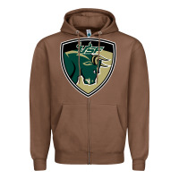Chestnut south florida bulls Zipper Hoodie - artisFamous