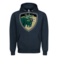 Navy south florida bulls Zipper Hoodie - artisFamous