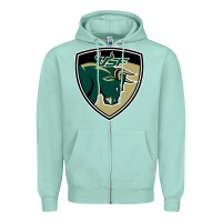 Seafoam south florida bulls Zipper Hoodie - artisFamous