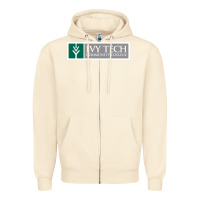 Sandshell Ivy Tech Community College of Indiana Zipper Hoodie - artisFamous