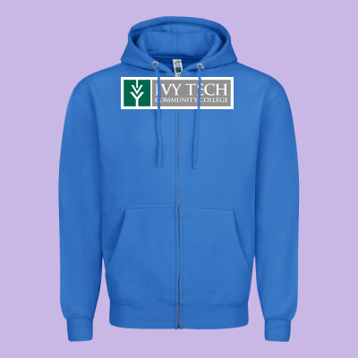Ivy Tech Community College Of Indiana Zipper Hoodie Designed By Artisfamous
