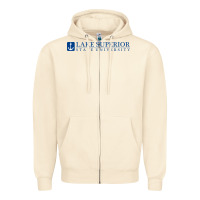 Sandshell Lake Superior College (LSSU) Zipper Hoodie - artisFamous