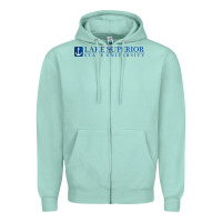 Seafoam Lake Superior College (LSSU) Zipper Hoodie - artisFamous