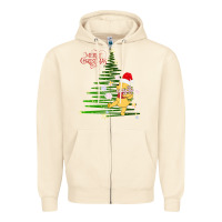 Sandshell Winnie The Pooh- Merry christmas Zipper Hoodie - artisFamous