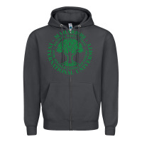 Smoke Maharishi International College Zipper Hoodie - artisFamous