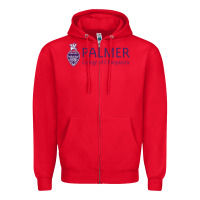 Red Palmer College of Chiropractic Zipper Hoodie - artisFamous