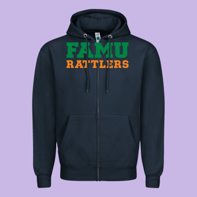 Famu Rattlers Zipper Hoodie Designed By Artisfamous