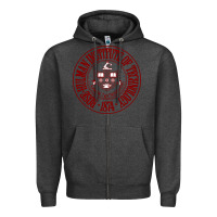 Charcoal Heather Rose–Hulman Institute of Technology College Zipper Hoodie - artisFamous