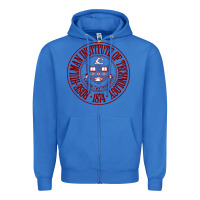 True Royal Rose–Hulman Institute of Technology College Zipper Hoodie - artisFamous