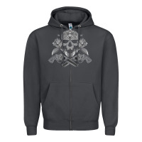 Smoke guns & roses 7 Zipper Hoodie - artisFamous