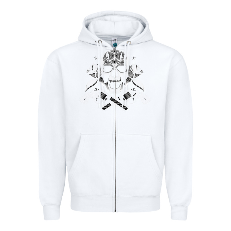 Guns & Roses 7 Zipper Hoodie by artisFamous | Teevron