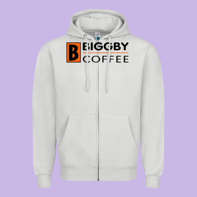 Biggby Coffee Zipper Hoodie Designed By Artisfamous