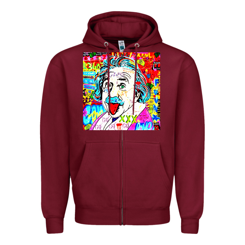 Pop Art Retro Zipper Hoodie by artisFamous | Teevron