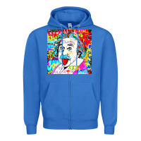 True Royal POP ART RETRO Zipper Hoodie - artisFamous