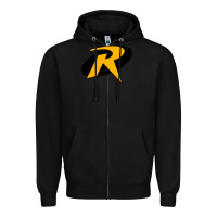 Black Robin Zipper Hoodie - artisFamous