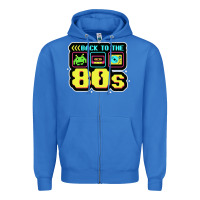 True Royal BACK TO THE 80S Zipper Hoodie - artisFamous