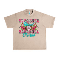 French Oak stressed blessed & baseball obsessed Urban Heavy Tee - BundleAndBundleShop