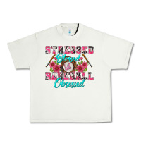 Pistachio stressed blessed & baseball obsessed Urban Heavy Tee - BundleAndBundleShop