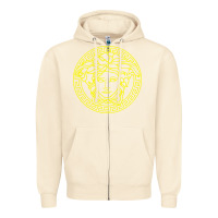 Sandshell VINTAGE  Medusa Zipper Hoodie - artisFamous