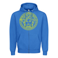 True Royal VINTAGE  Medusa Zipper Hoodie - artisFamous
