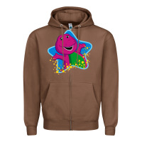 Chestnut barney 5 Zipper Hoodie - artisFamous