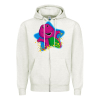 Oatmeal Heather barney 5 Zipper Hoodie - artisFamous