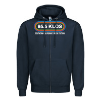 Navy klos classic Zipper Hoodie - artisFamous