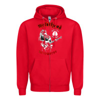 Red lemmy vocal Zipper Hoodie - artisFamous