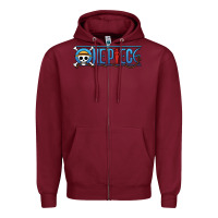 Burgundy One piece Zipper Hoodie - artisFamous