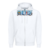 White One piece Zipper Hoodie - artisFamous