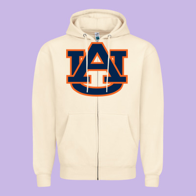 Auburn Tigers Zipper Hoodie Designed By Artisfamous
