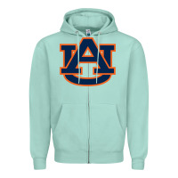 Seafoam auburn tigers Zipper Hoodie - artisFamous