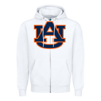 White auburn tigers Zipper Hoodie - artisFamous