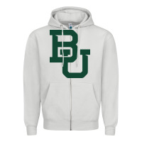 Dove Grey baylor athletics Zipper Hoodie - artisFamous