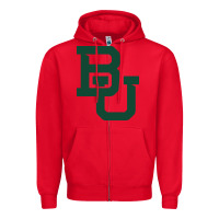 Red baylor athletics Zipper Hoodie - artisFamous