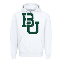 White baylor athletics Zipper Hoodie - artisFamous
