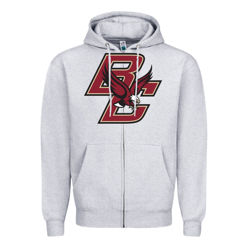 Boston College Eagles Zipper Hoodie by artisFamous | Teevron