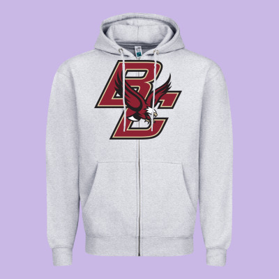 Boston College Eagles Zipper Hoodie Designed By Artisfamous