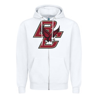 White boston college eagles Zipper Hoodie - artisFamous