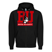 Black boston university terriers Zipper Hoodie - artisFamous