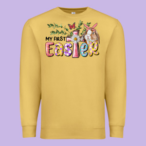My First Easter Bunny Premium Sweatshirt Designed By Ranaportraitstore