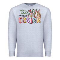 Heather Grey My First Easter Bunny Premium Sweatshirt - RanaPortraitStore