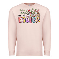 Pale Pink My First Easter Bunny Premium Sweatshirt - RanaPortraitStore