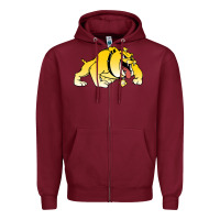 Burgundy bowie state bulldogs Zipper Hoodie - artisFamous