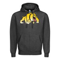 Charcoal Heather bowie state bulldogs Zipper Hoodie - artisFamous