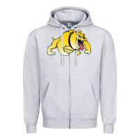 Heather Grey bowie state bulldogs Zipper Hoodie - artisFamous