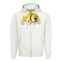 Oatmeal Heather bowie state bulldogs Zipper Hoodie - artisFamous