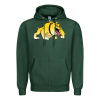 Sports Green bowie state bulldogs Zipper Hoodie - artisFamous
