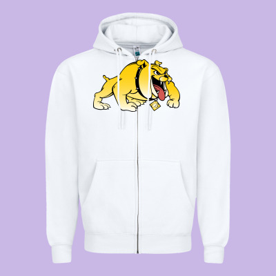 Bowie State Bulldogs Zipper Hoodie Designed By Artisfamous