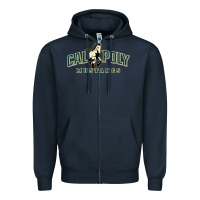 Navy cal poly mustangs Zipper Hoodie - artisFamous